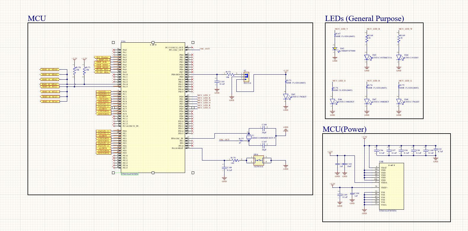 Main MCU Schematic